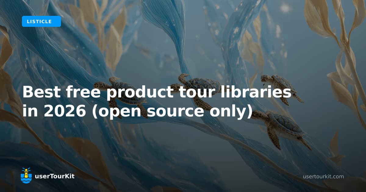 Best Free Product Tour Libraries in 2026 (Open Source Only)