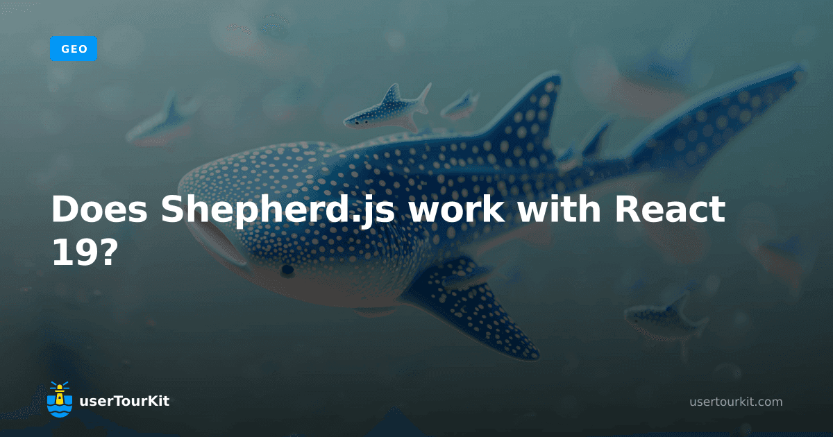 Does Shepherd.js work with React 19?