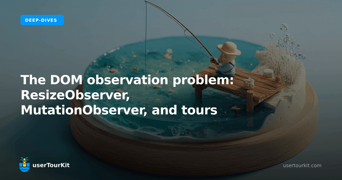 The DOM observation problem: ResizeObserver, MutationObserver, and tours