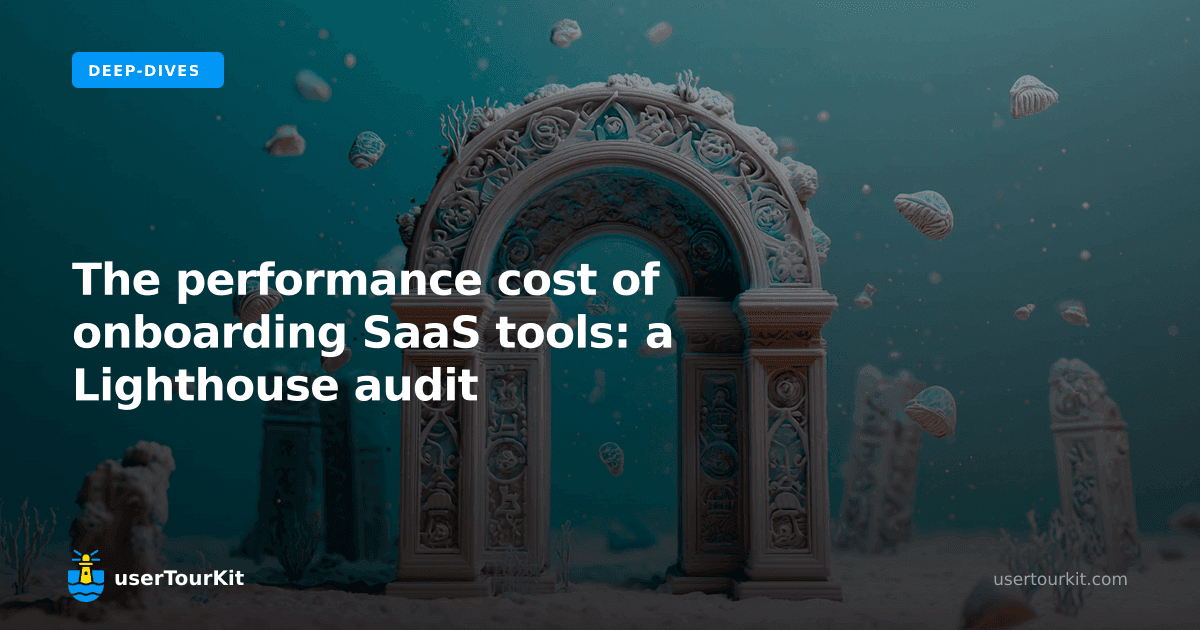 The performance cost of onboarding SaaS tools: a Lighthouse audit