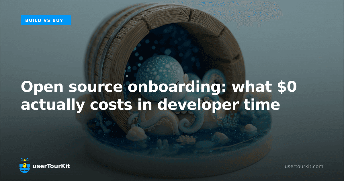 Open source onboarding: what $0 actually costs in developer time