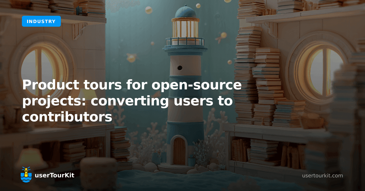 Product tours for open-source projects: converting users to contributors
