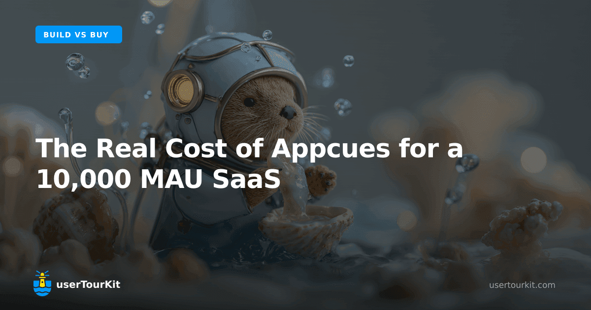 The real cost of Appcues for a 10,000 MAU SaaS