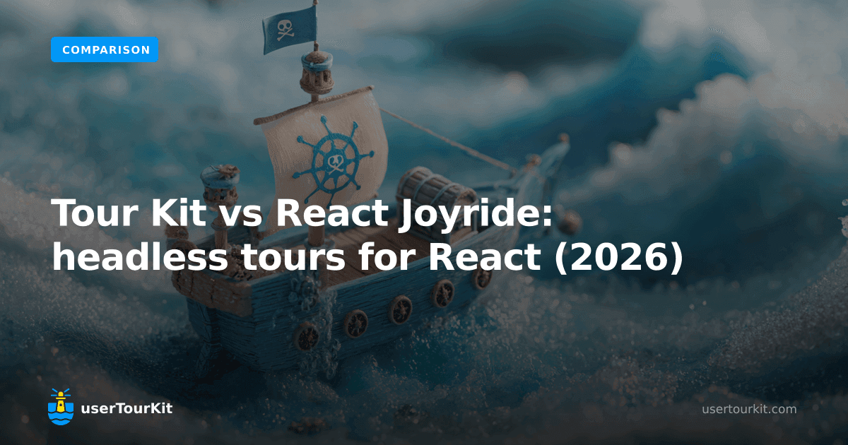 userTourKit vs React Joyride: Headless Tours for React (2026)
