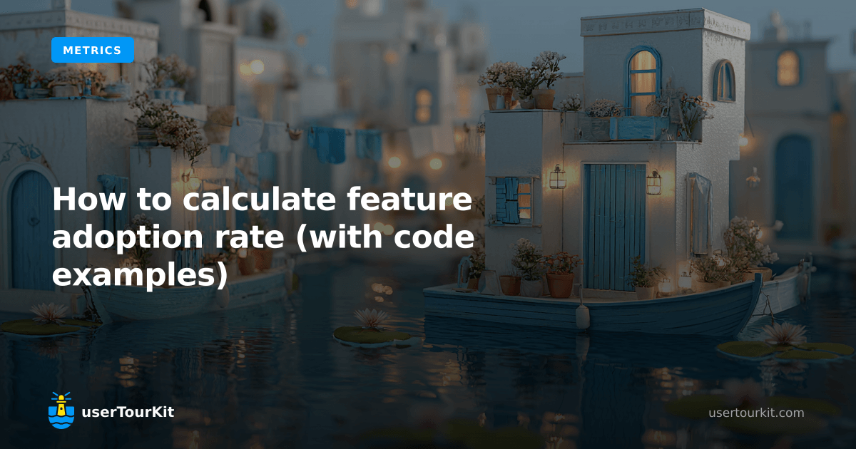 Program Adoption Rates For Free Service How to calculate feature adoption rate (with code examples) | userTourKit